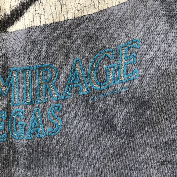 VTG Siegfried and Roy Mirage Shirt Mens Medium White Tiger Graphic Las Vegas - Picture 4 of 8
